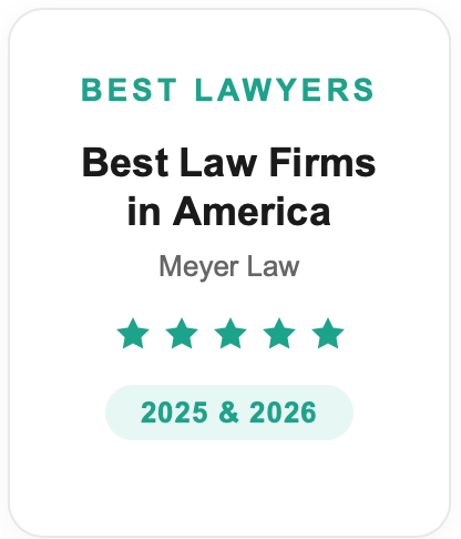 Best Lawyers Best Law Firms in America: Meyer Law, 2025 and 2026