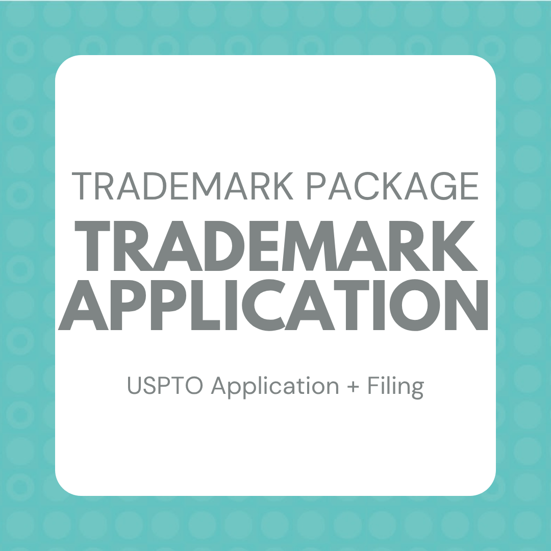 Trademark Package: Trademark Application, USPTO Application + Filing