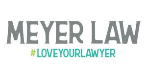 Meyer Law logo with #LoveYourLawyer